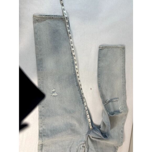 NWT Frame Le Original High Rise Straight Fit Jeans Distressed - Size 32 - Picture 5 of 10